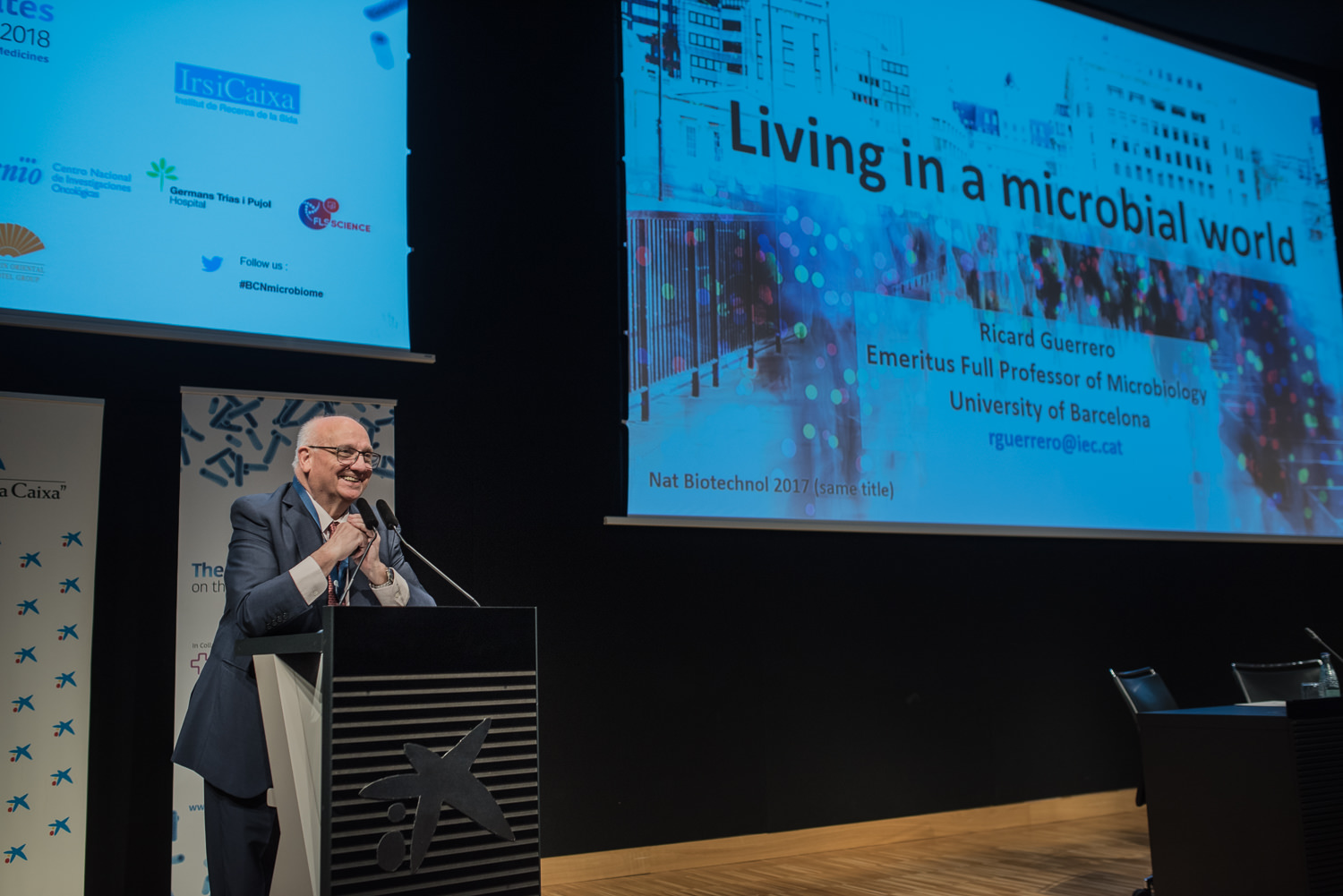 Ricard Guerrero at The Barcelona Debates on the Human Microbiome 2018