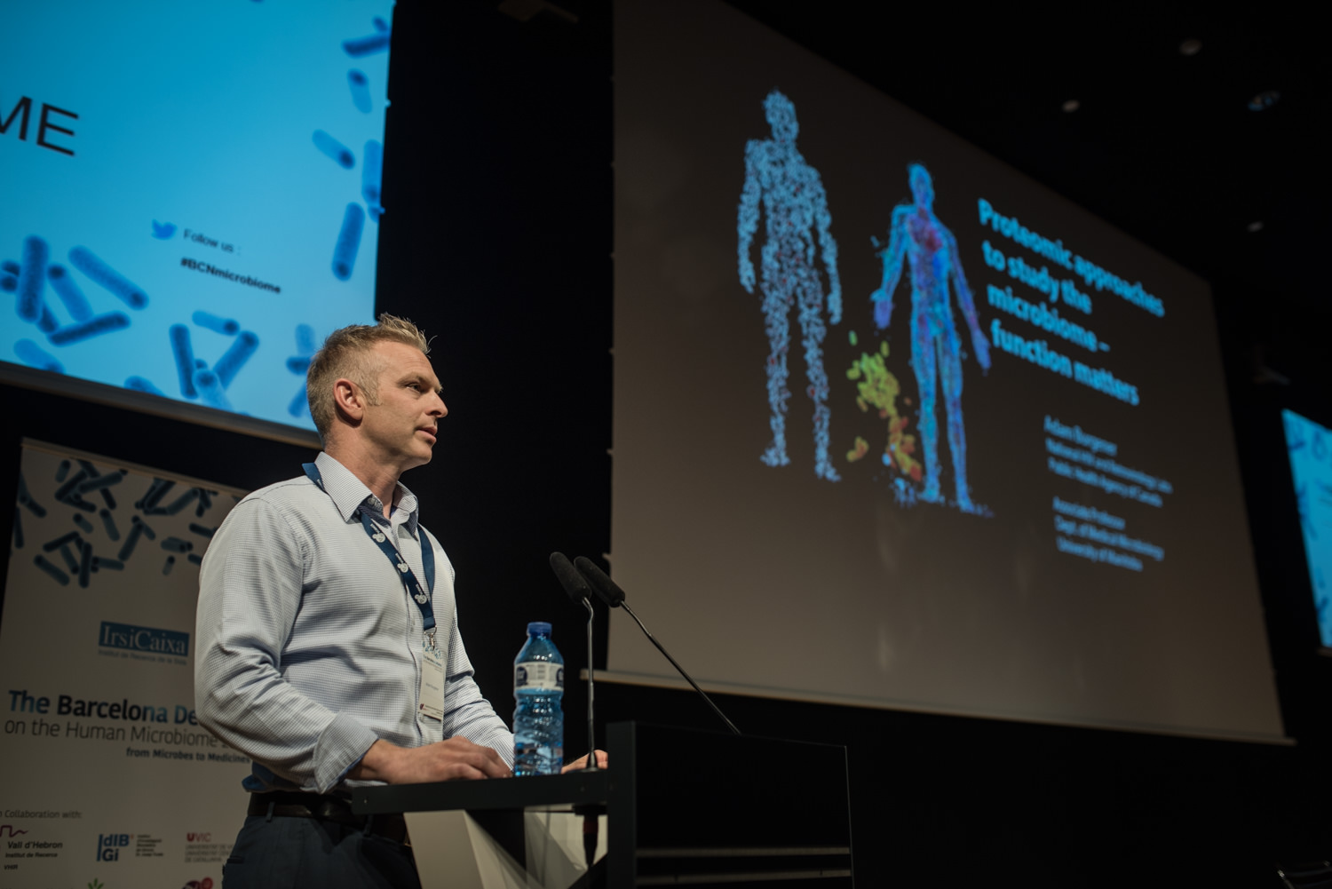 Adam Burgener at The Barcelona Debates on the Human Microbiome